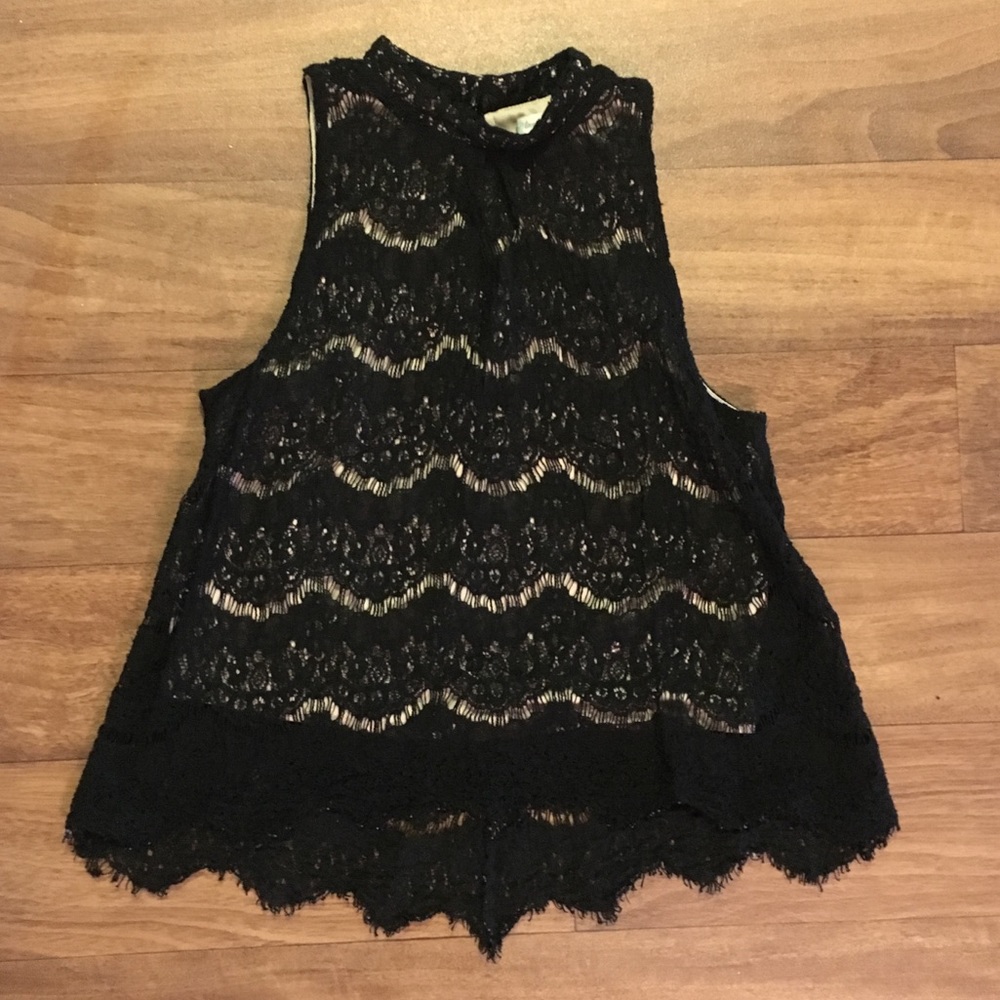 Sexy Lacey Sleeveless Crop Top