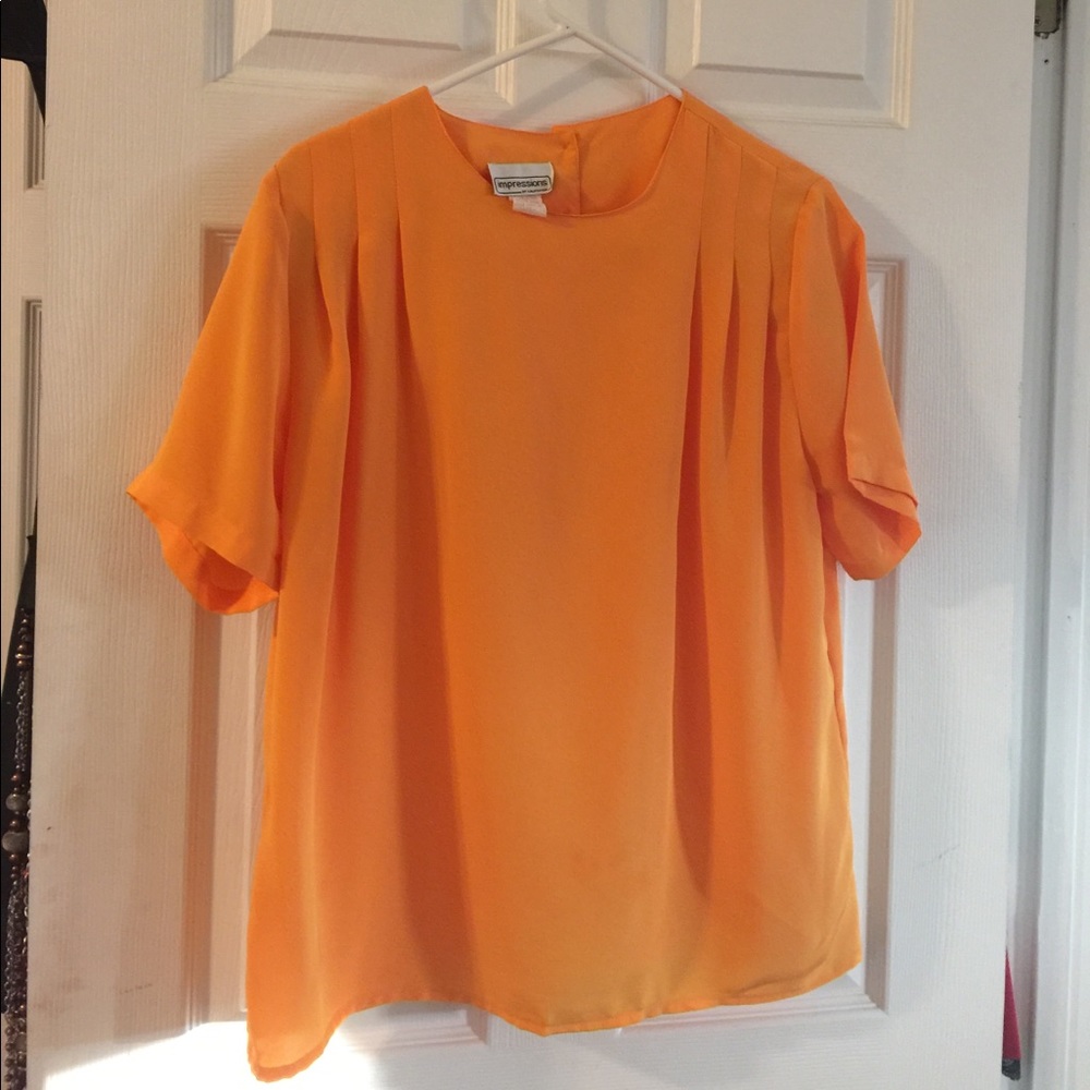 Vintage Gold silk top