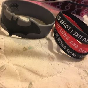 Bateman and mcr bracelets