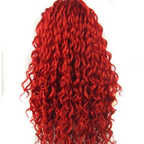 Blac Chyna inspired red curly Lace Front