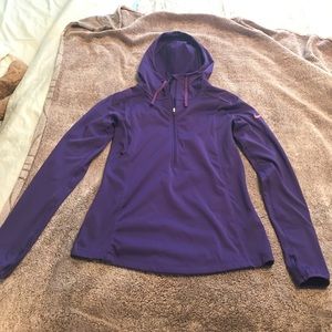 Purple Quarter Zip Pullover
