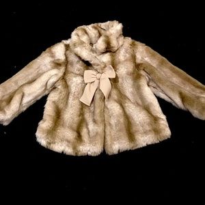 NWOT Toddler Juicy fur coat