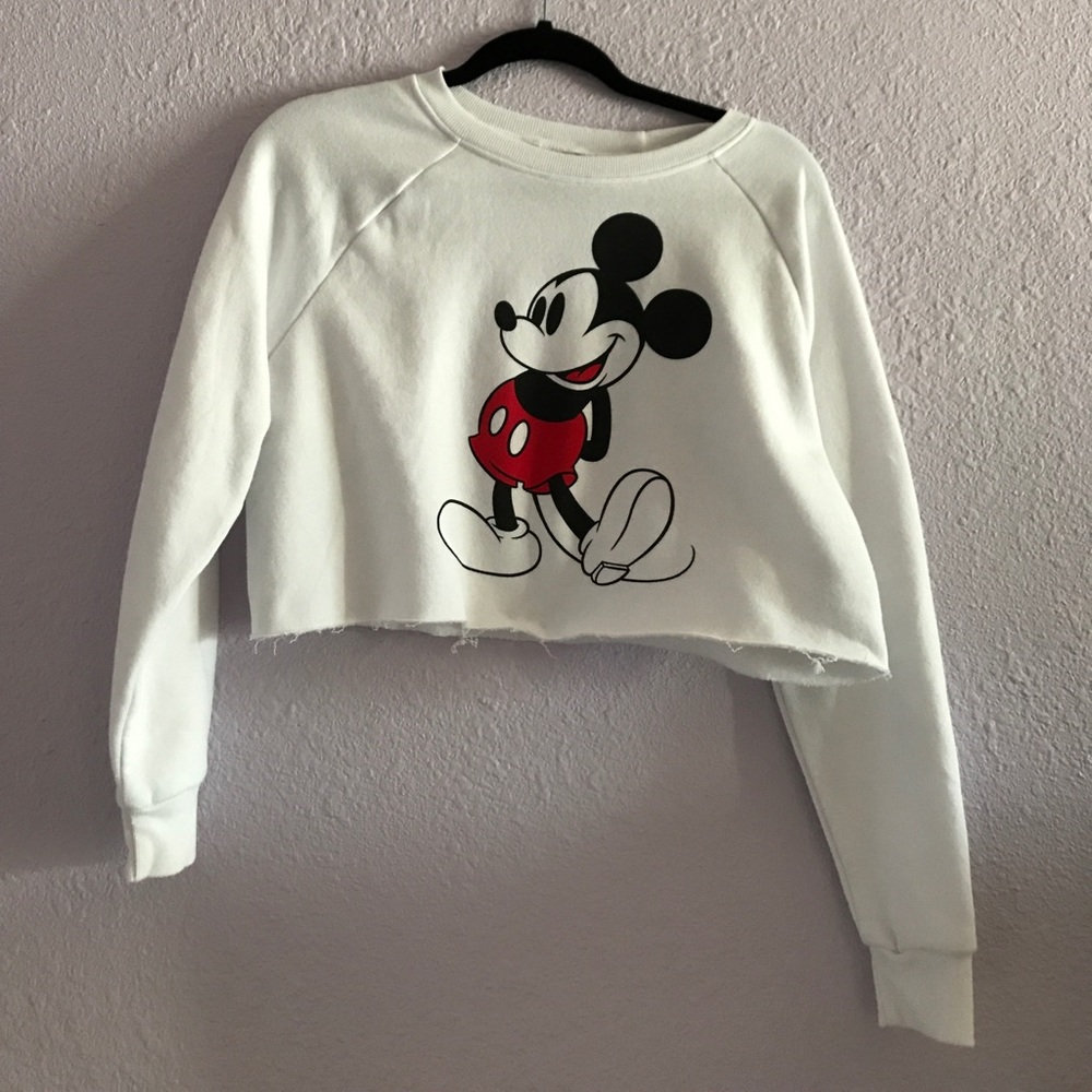 Disney Mickey Mouse crop top pull over