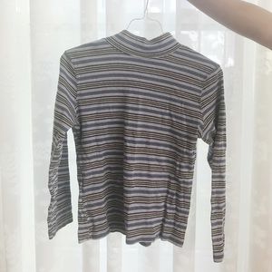 Vintage Multicolored Turtle-Neck