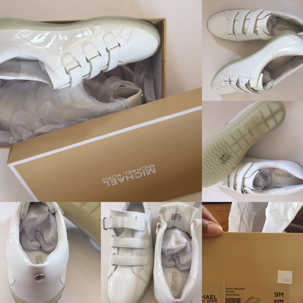 New with box MICHAEL KORS CRAIG SNEAKER WHITE