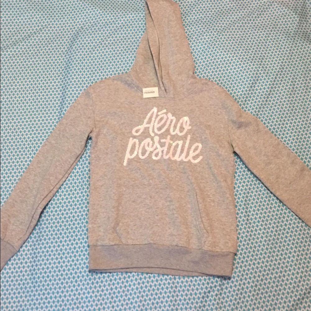 Small Grey Aeropostale hoodie
