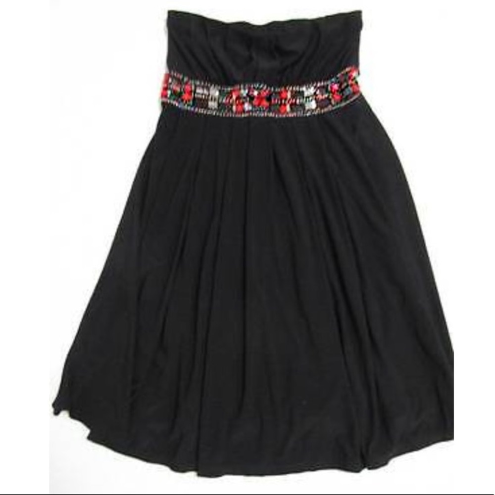 Black and Red Dress