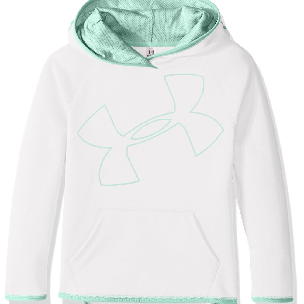 New Under Armour Big Logo UA Girls Hoodie - Picture 1 of 7