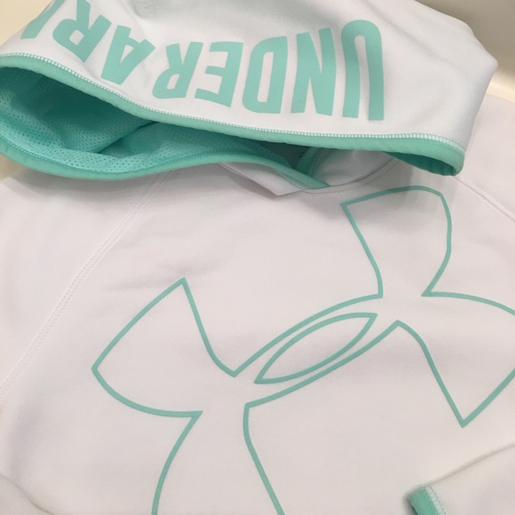 New Under Armour Big Logo UA Girls Hoodie - Picture 3 of 7