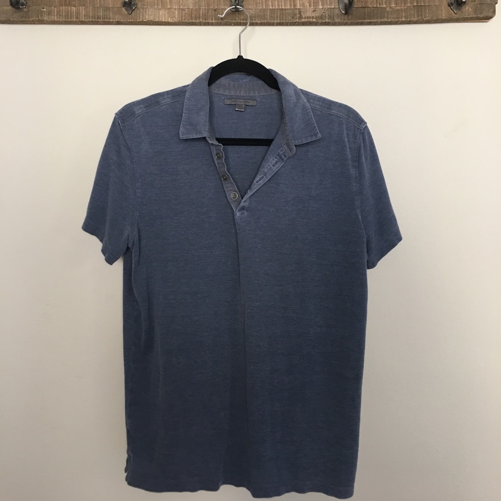 ⚡️SALE!⚡️John Varvatos collared blue shirt size M