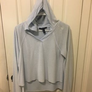 Cropped Hoodie w/ Side Slits