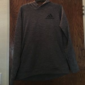 Adidas Grey Pullover Hoodie