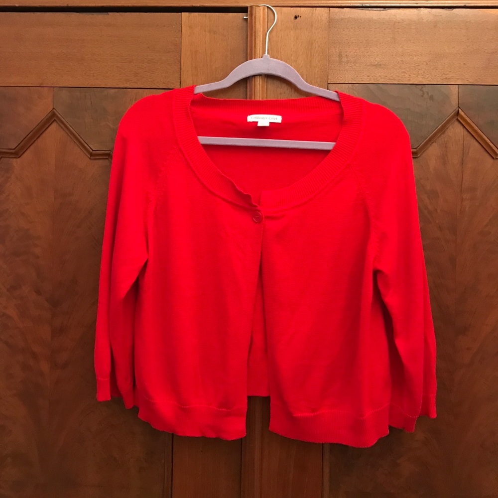 Original Coldwater Creek - Cropped Cardigan