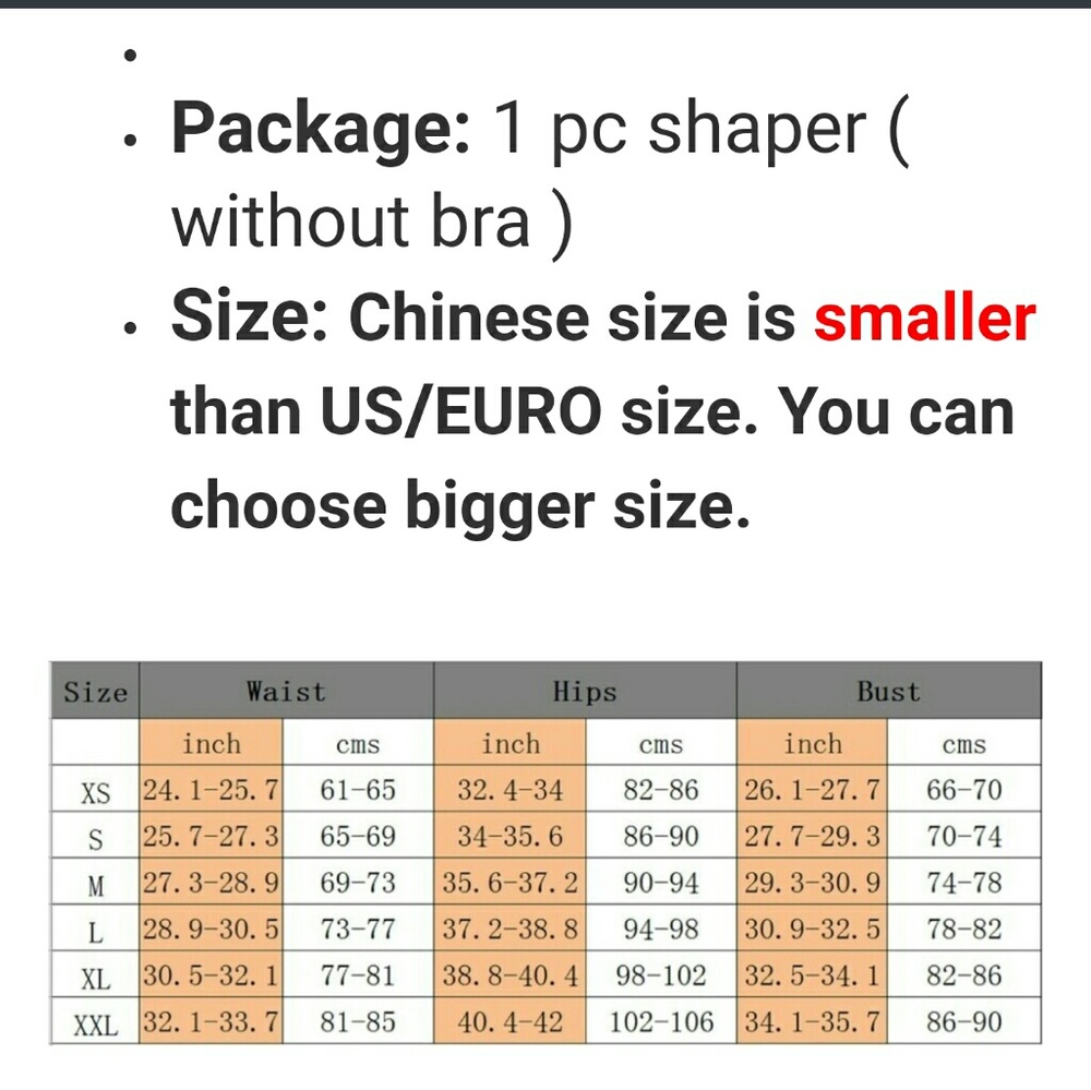 Plus Size Women Body Shapewear Black Neoprene Body - Picture 7 of 13