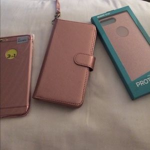3 PINK IPHONE 6+ CASES