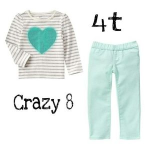 New Girls Crazy 8 Set 4t