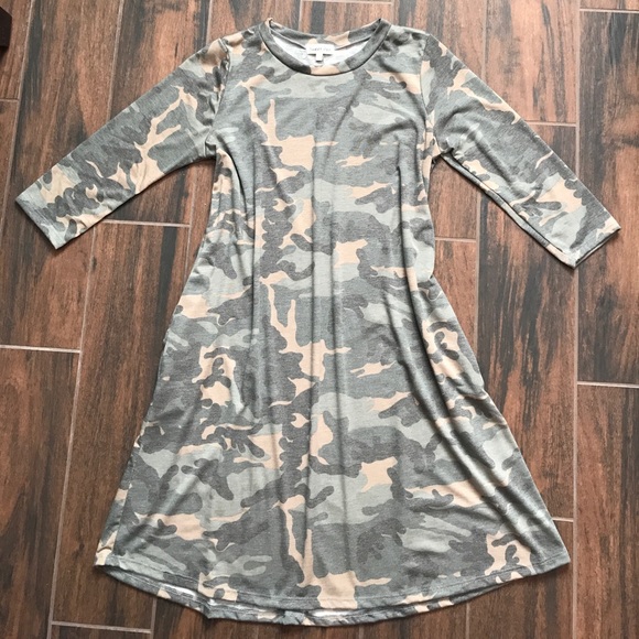 ❗️LAST ONE (M) 🆕 Camo swing dress with pockets - Picture 4 of 7