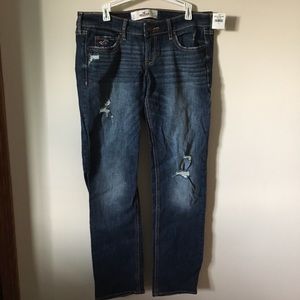 BRAND NEW Hollister Skinny Blue Jeans distressed