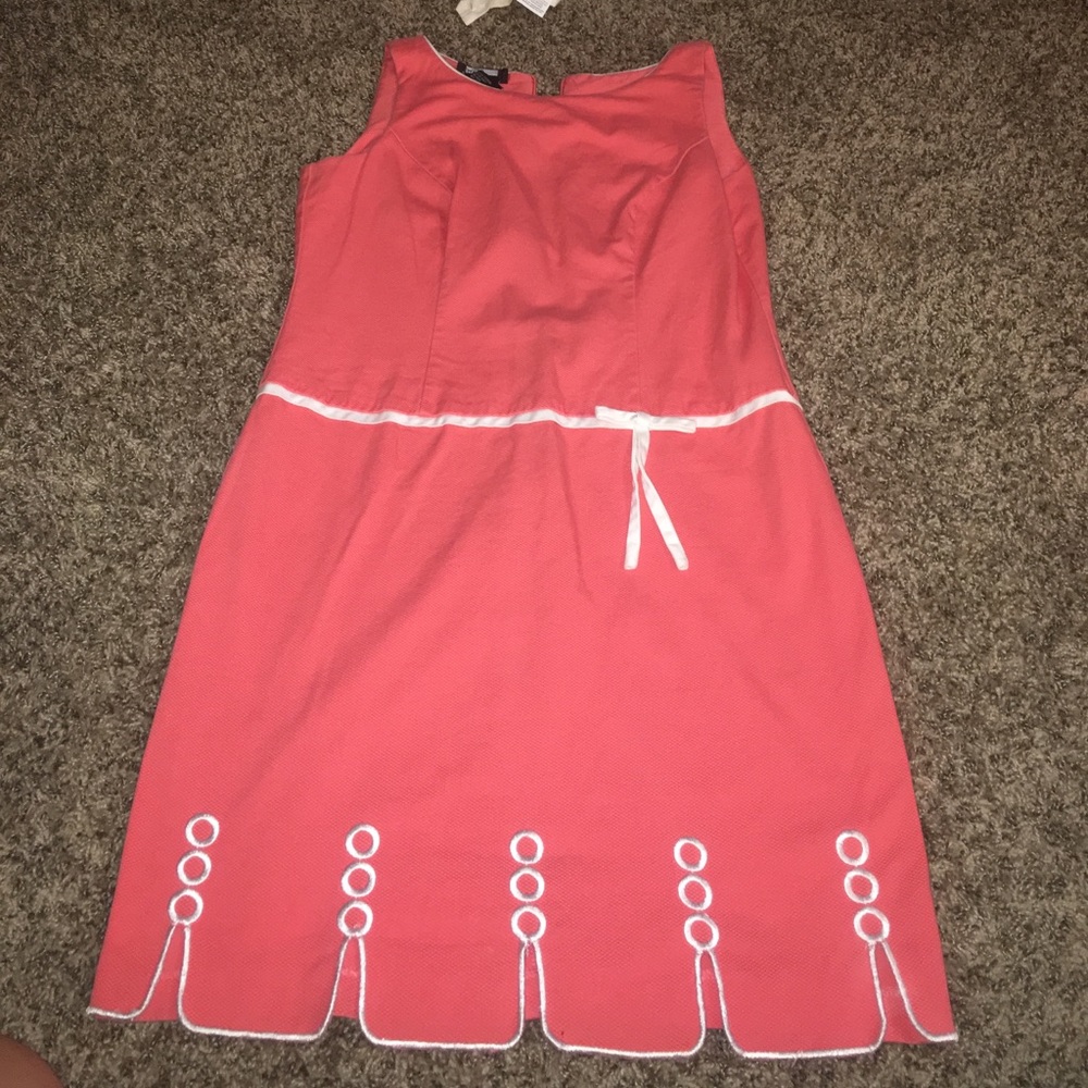 Peachy orange dress