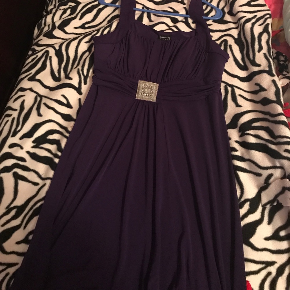 A Purple Elegant Dress 👗