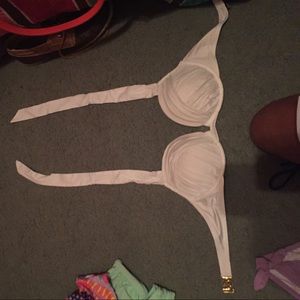 VS white push up swim top