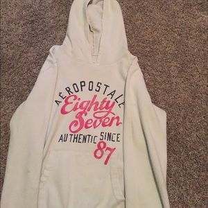 I'm selling an Aeropostale hoodie. Warm, and cute.