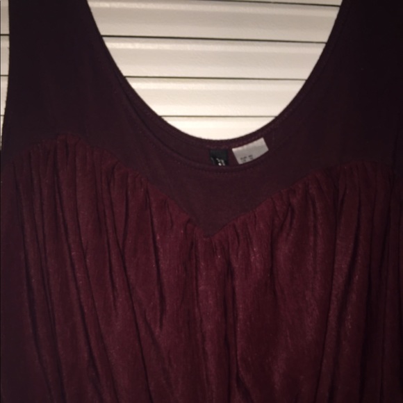 Maroon H&M tank top size 10 - Picture 2 of 4