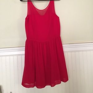 Kensie Red Crepe Dress