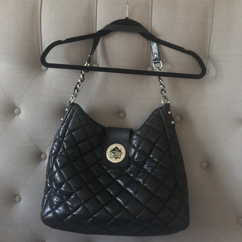 Kate space leather patchwork handbag