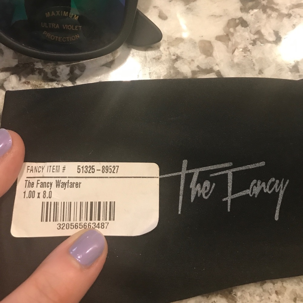 The fancy wayfarer sunglasses