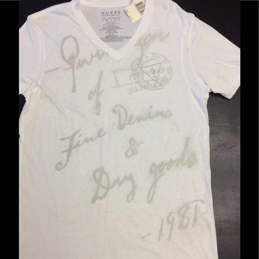 Mens Guess Short Sleeve Tee Shirt