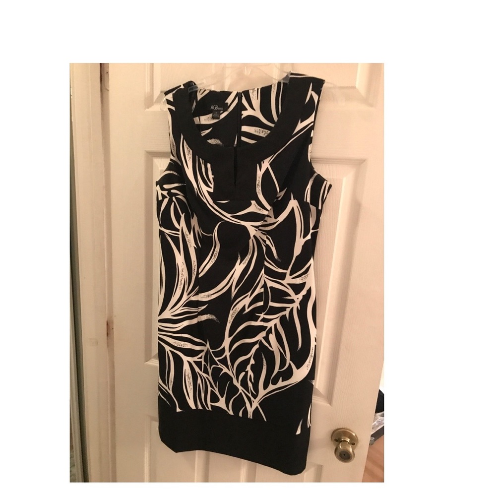 Black and white dress