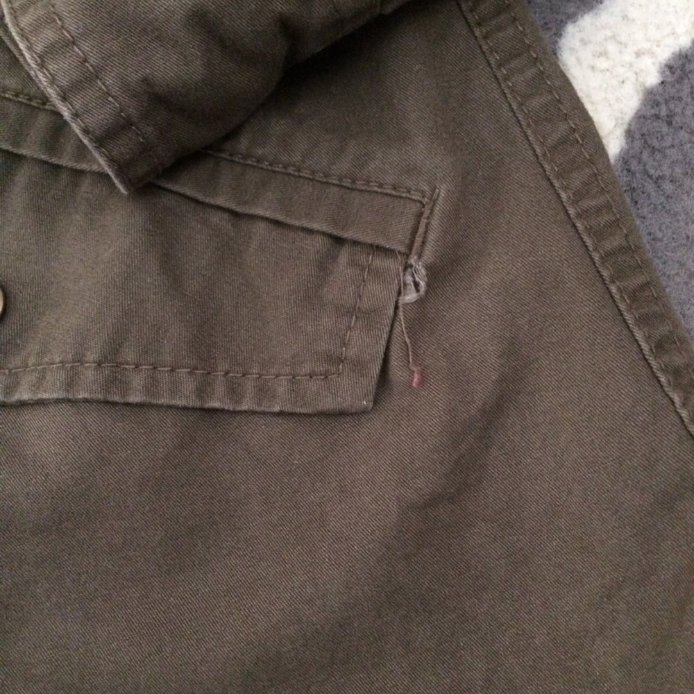Trendy Olive Utility Jacket - Picture 4 of 5