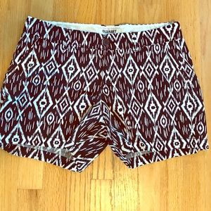 Old Navy Printed Black/White Shorts
