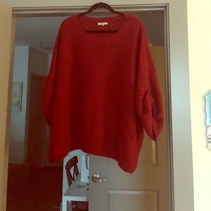 Vestique red sweater