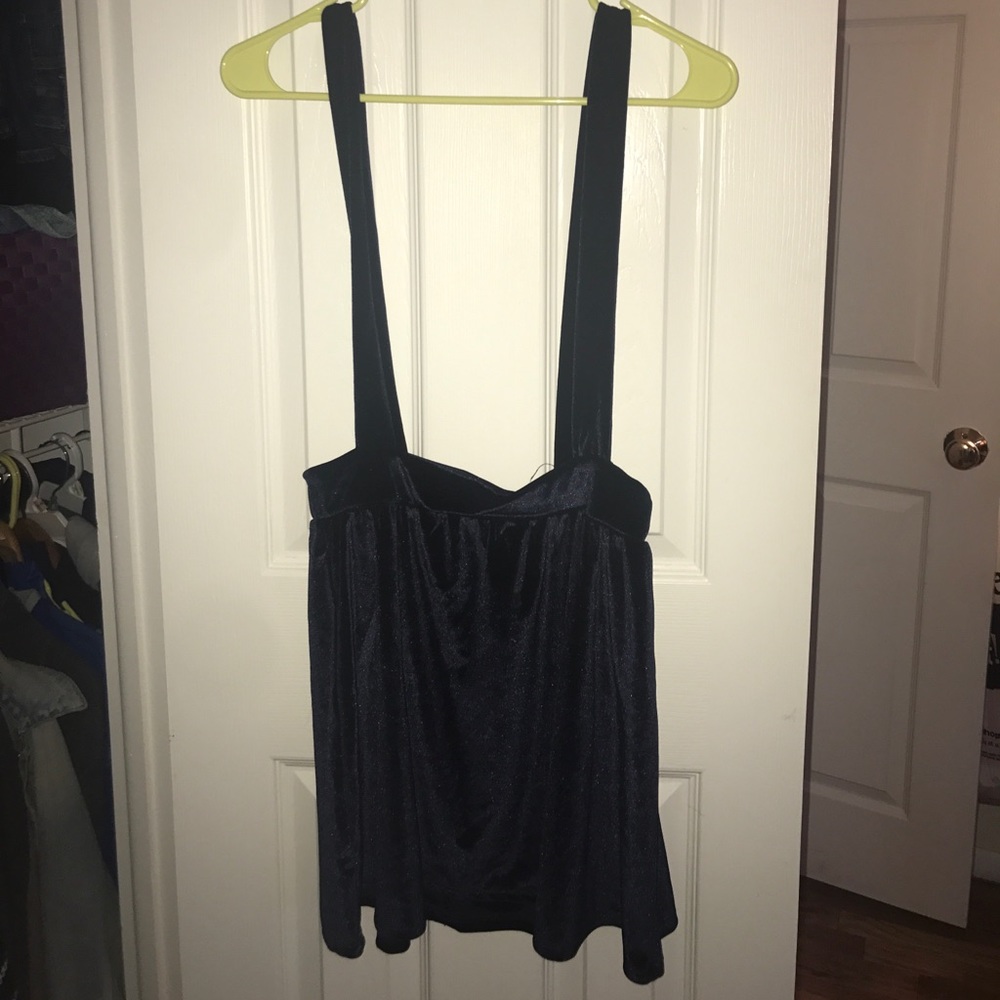 Velvet Suspender Skirt