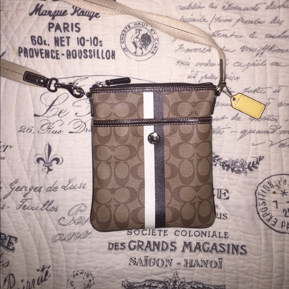 COACH BROWN CROSSBODY