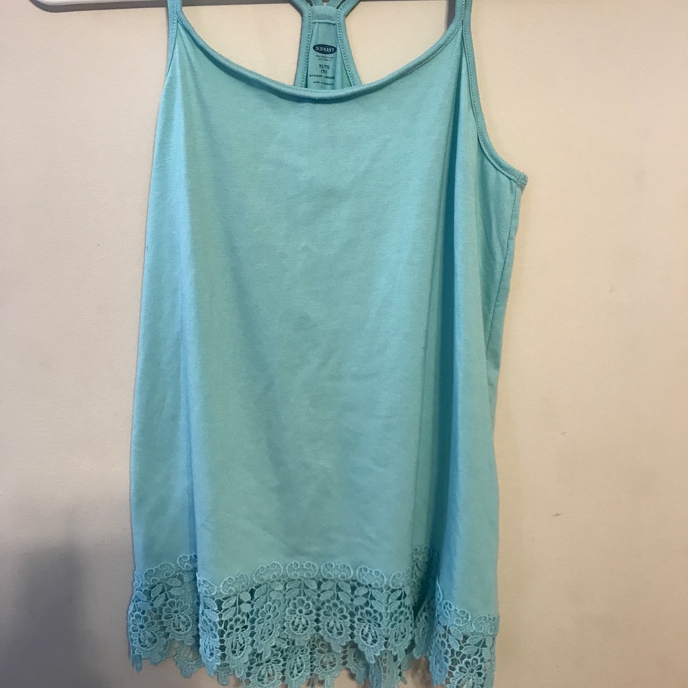 Old navy tank top.