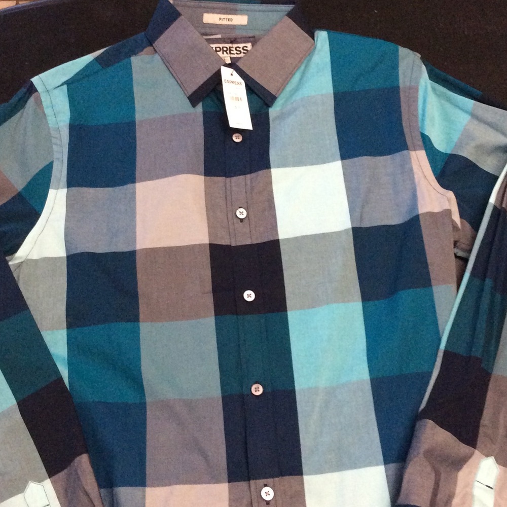 Mens ❤️❤️Final Price❤️Express Fitted  Shirt-Small