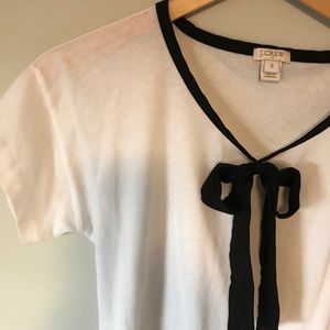J crew bow t shirt!