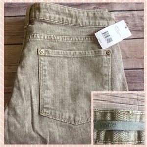 Vince Skinny jeans new with tags mud size 30 NWT