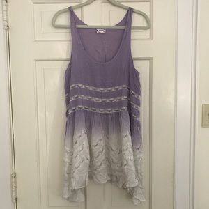 Free People Voile and Lace Slip M