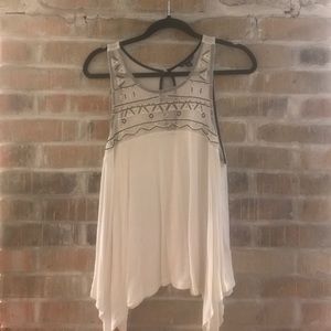 Flowy Beaded top
