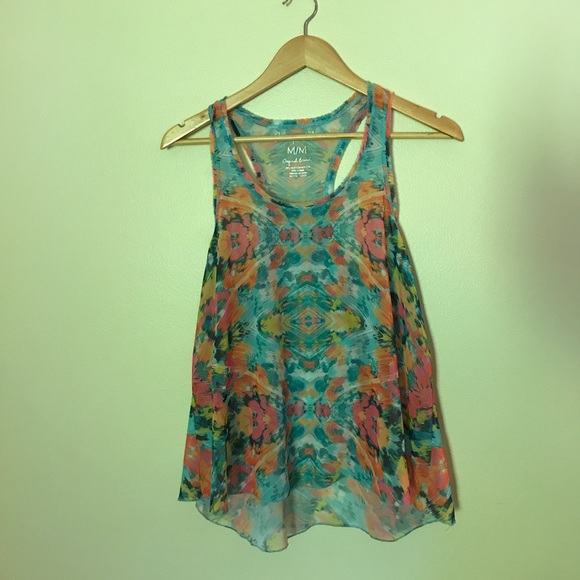 Aeropostale racerback sheer tank - Picture 4 of 5