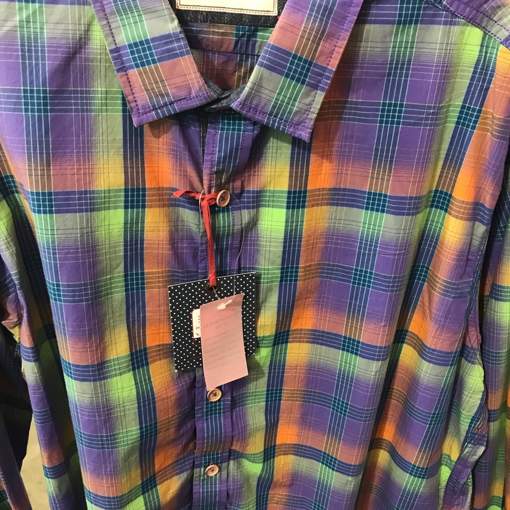 Robert Graham Pelle Woven Shirt XXXL Big Size