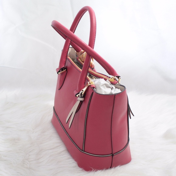 SOLD London Fog Purse Handbag Structured Tote New - Picture 4 of 7