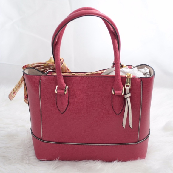 SOLD London Fog Purse Handbag Structured Tote New - Picture 5 of 7