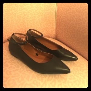 Gap Ankle Strap Pointy Flats