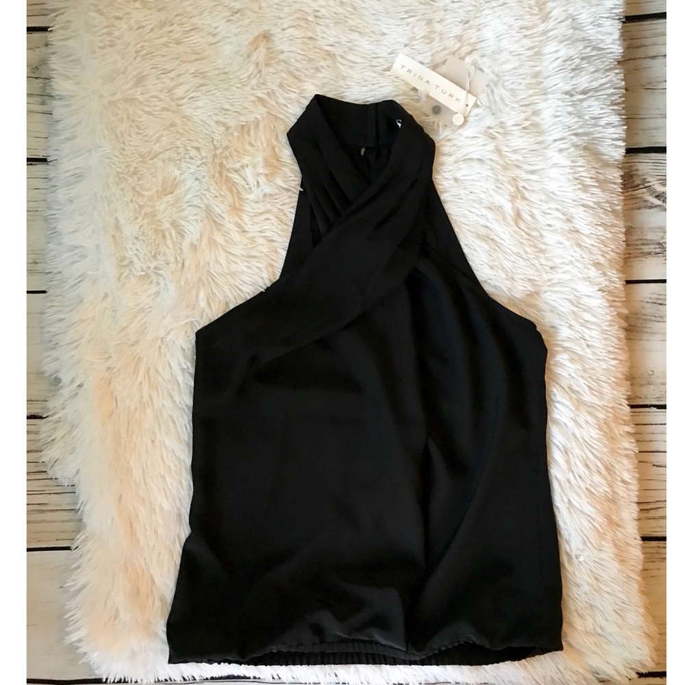 Trina Turk Black Geri Top Size P (0)