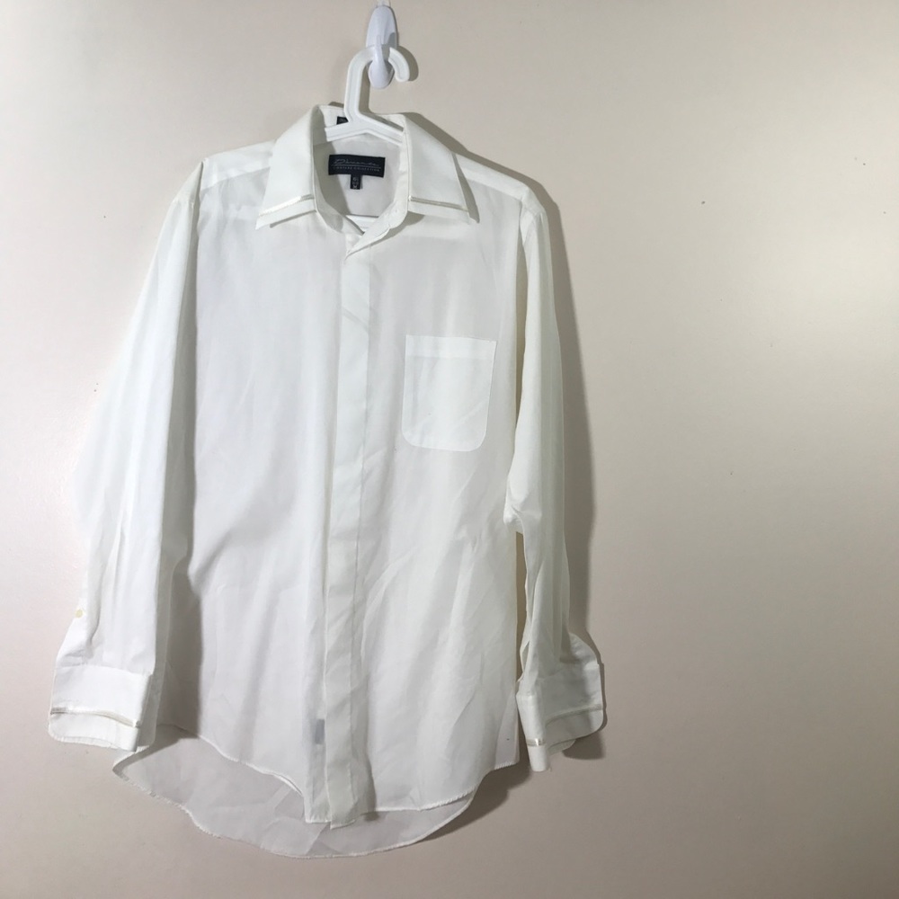 D'amate Couture Collection Mens' White Dress Shirt